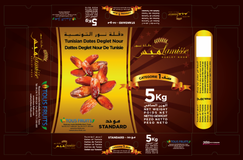 5kg Dattes Packaging standard